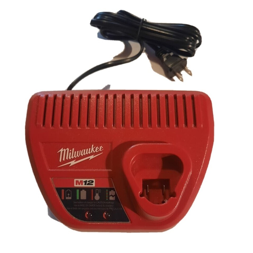 Milwaukee M12 12 Volt Charger Red Lithium-Ion 48-59-2401